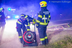 Branddienstübung in Polsing