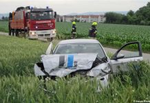 Unfall in Hartheim / Prückl