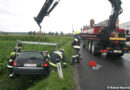 20.07.2011: Kraneinsatz: Pkw-Bergung in Fraham