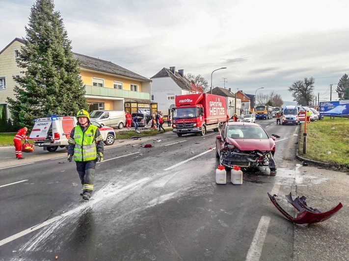 Unfall / Foto: FF Alkoven