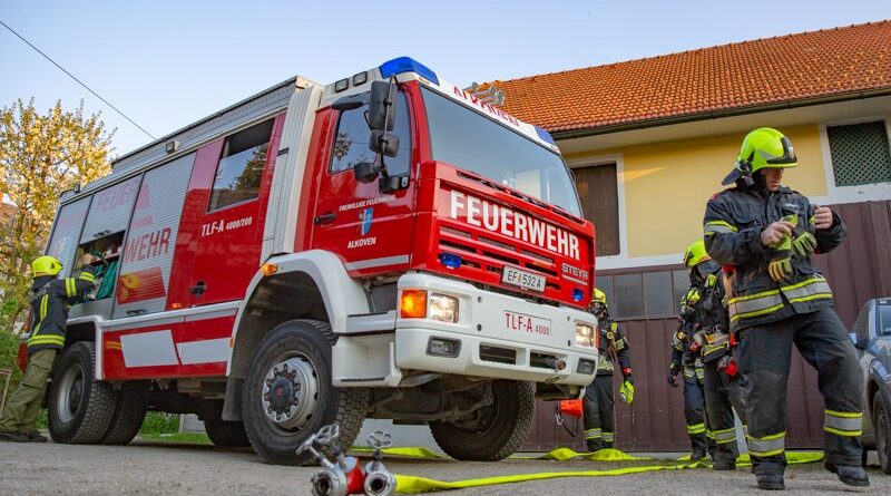 Branddienstübung / Foto: Kollinger