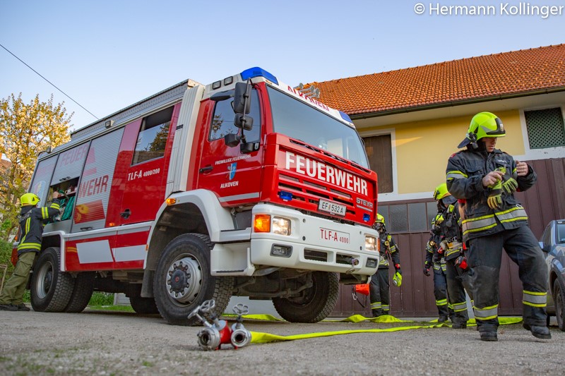 Branddienstübung / Foto: Kollinger