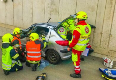 Unfallübung / Foto: Baumann