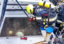 Brand auf Schiff / Foto: M. Unter