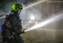 21.03.2019: Drei Feuerwehren beüben Gebäudebrand in Forst