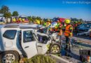 15.08.2019: Zwei Eingeklemmte nach Frontalkollision