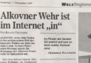 Feuerwehr Alkoven seit 22 Jahren im Web vertreten