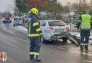 13.02.2020: Drei Fahrzeuge in Eisglätte-Unfall involviert