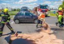 06.06.2020: Glimpflicher Pkw-Motorrad-Unfall in Alkoven