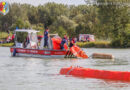 19.09.2020: Ölwehr-Donau-Einsatz in Höhe von Alkoven beübt