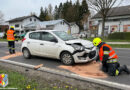 08.04.2022: Auffahrunfall B 129 in Alkoven, Höhe Apotheke
