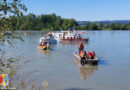 03.07.2022: Bootsbergung nach Leckage auf der Donau bei Pupping
