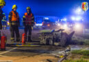 22.09.2022: Pkw kracht in Tankstelle, reißt Zapfsäule aus → Lenker auf B 129 angefahren und schwer verletzt