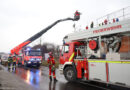 30.01.2023: Höhenrettereinsatz in Wilhering → Verletzter am Dach