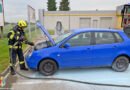 09.06.2023: Alkovener Feuerwehrmann löscht Autobrand an Tankstelle