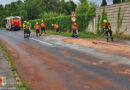 01.08.2023: Ölaustritt nach technischem Gebrechen auf der Ochsenstraße in Straßham