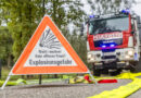 12.10.2023: Hauptgasleitung in Ufer bei Baggerungsarbeiten aufgerissen