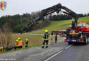 12.03.2024: Kran-Assistenz-Einsatz nach Pkw-Unfall auf B 129 in Stroheim