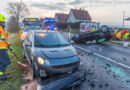 06.03.2024: Pkw überschlägt sich auf B 129 in Alkoven in den Gegenverkehr