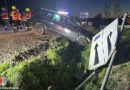 19.04.2025: Bergung eines verunfallten Pkw auf der B 129 in Höhe Eurospar