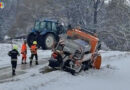 16.02.2026: Pkw- und Lkw-Bergung mit drei Seilwinden nach dichtem Schneefall