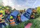 21.05.2026: Drei Feuerwehren und Samariterbund beüben Unfall mit drei Eingeklemmten